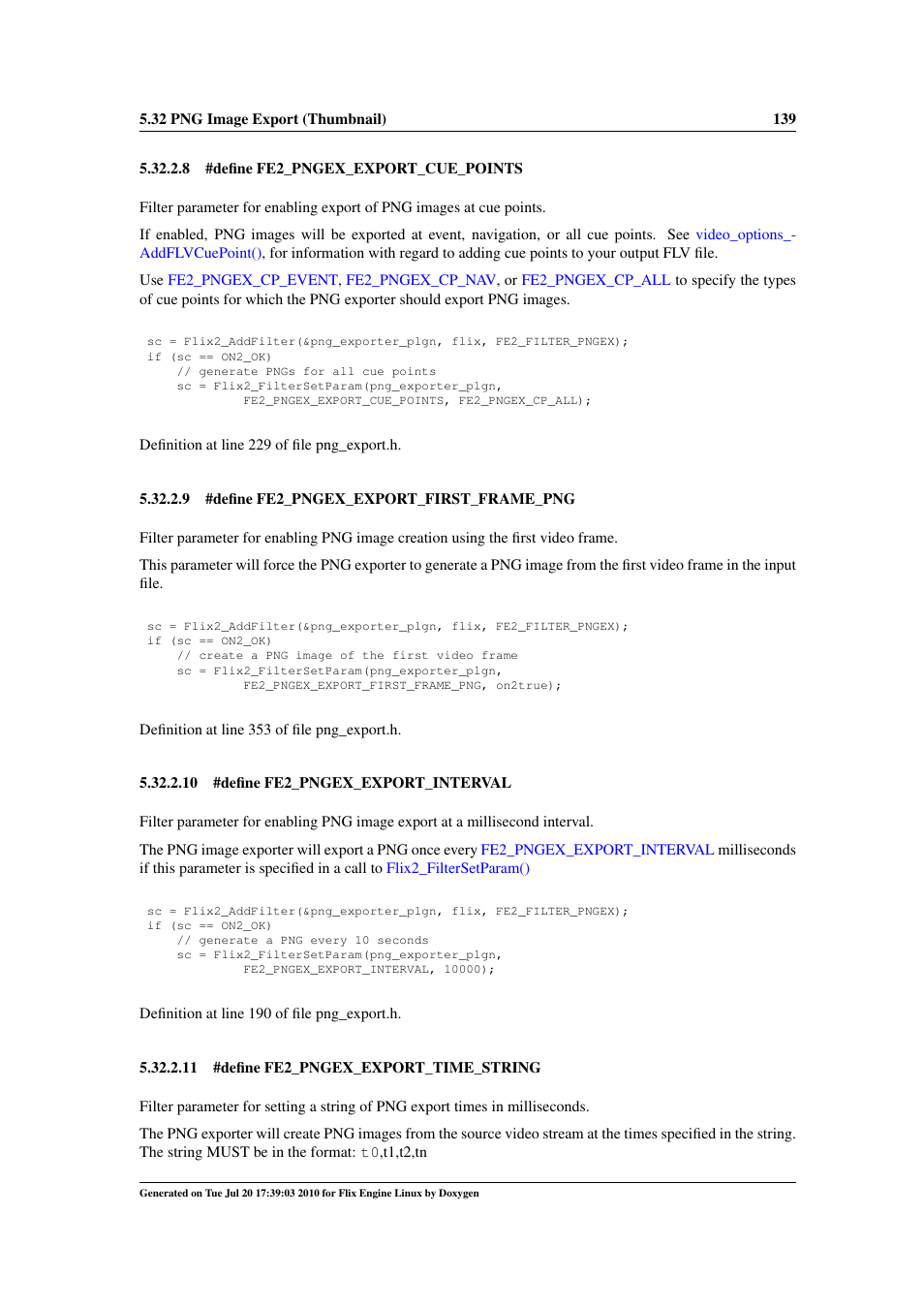 Fe2_pngex_export_first_frame_png, Fe2_pngex_export_interval, Fe2_pngex_export_time_string | Fe2_pngex_export, Time_string | Google Flix Engine Linux Reference Manual User Manual | Page 145 / 545
