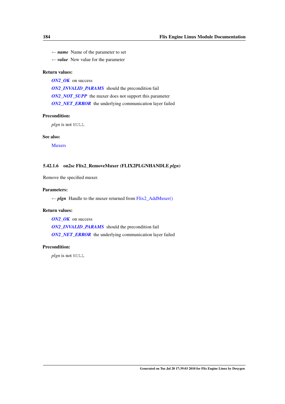 Flix2_removemuxer | Google Flix Engine Linux Reference Manual User Manual | Page 190 / 545
