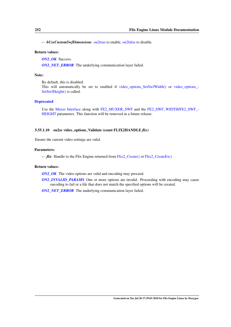 Video_options_validate(), Video_options_validate | Google Flix Engine Linux Reference Manual User Manual | Page 258 / 545