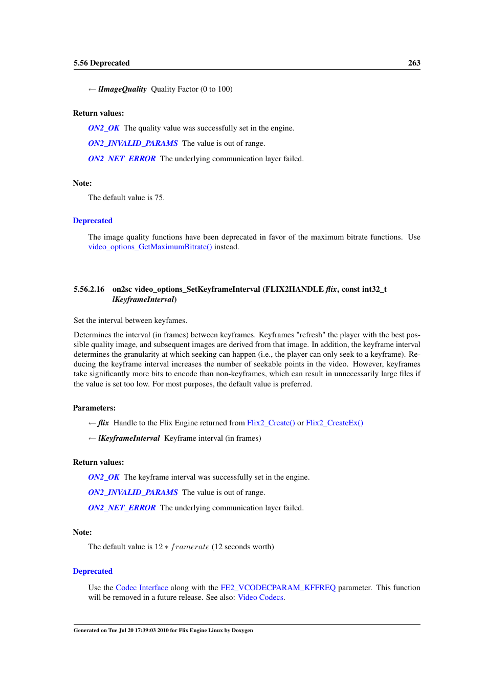 Video_options_setkeyframeinterval, Video_options_setkeyframeintervaltype | Google Flix Engine Linux Reference Manual User Manual | Page 269 / 545
