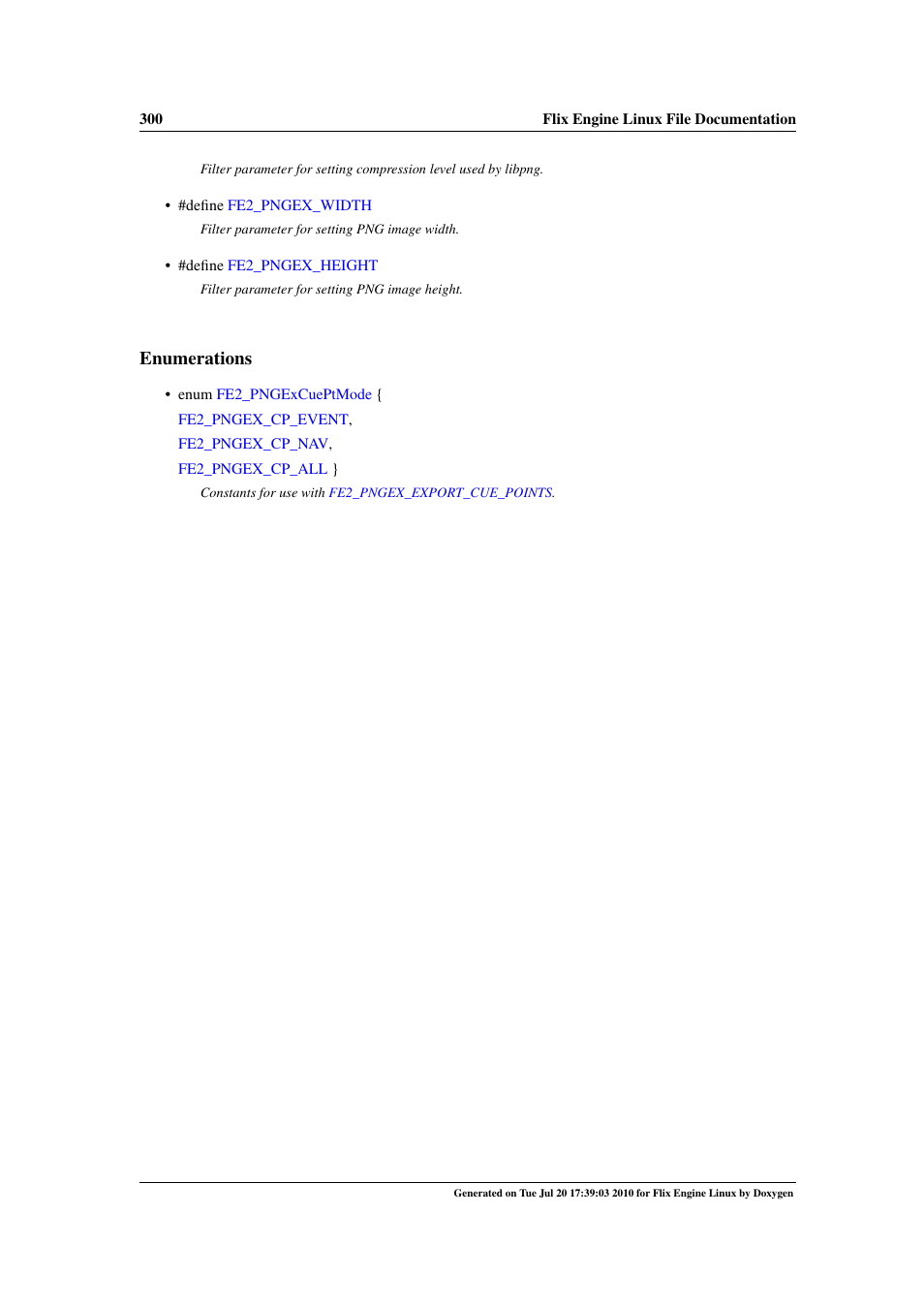 Enumerations | Google Flix Engine Linux Reference Manual User Manual | Page 306 / 545