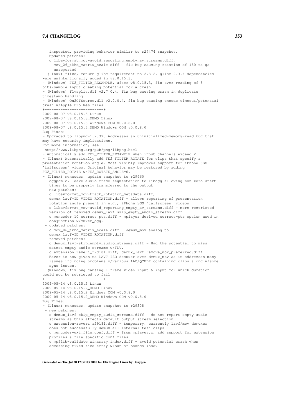 Google Flix Engine Linux Reference Manual User Manual | Page 359 / 545