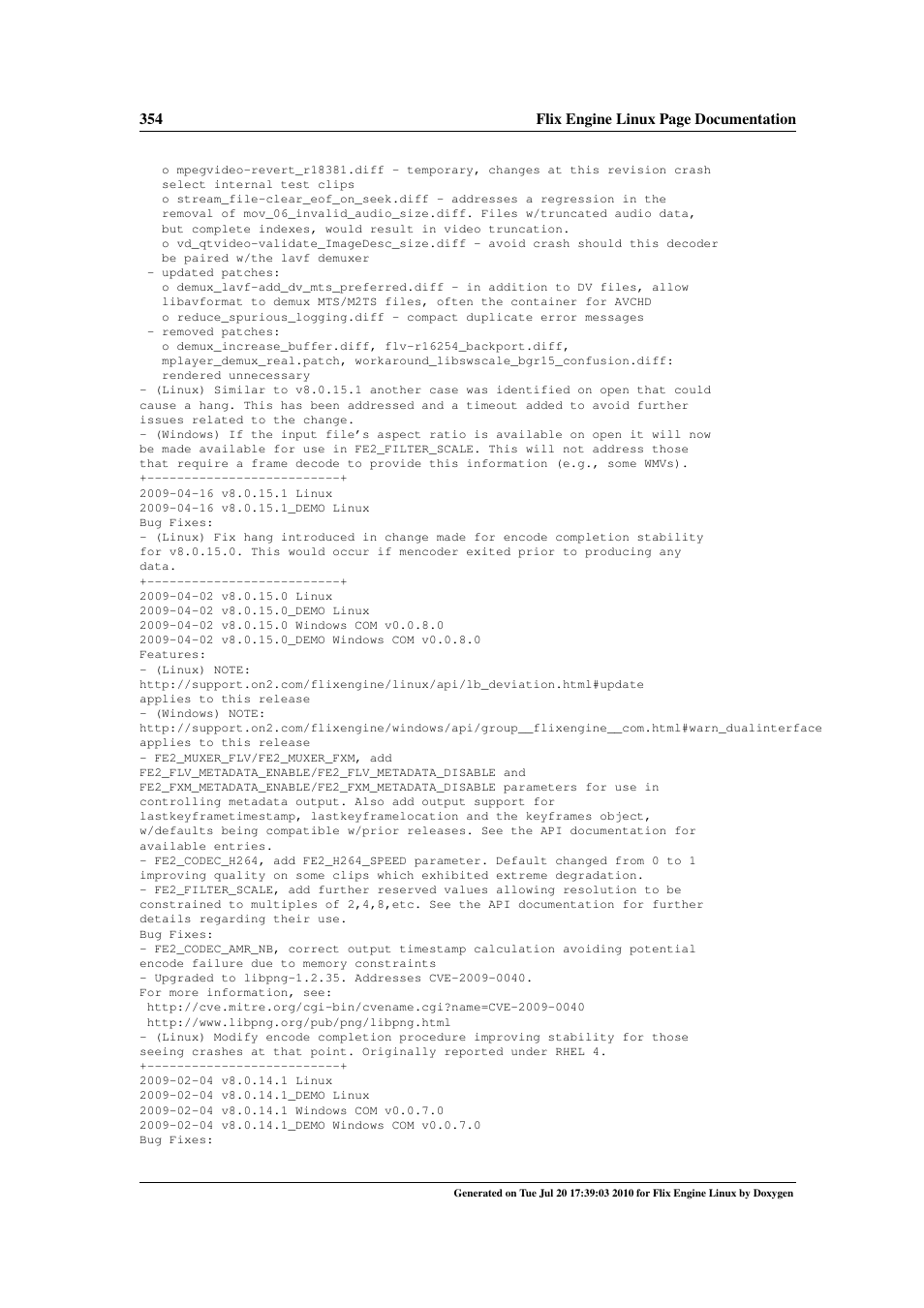Google Flix Engine Linux Reference Manual User Manual | Page 360 / 545
