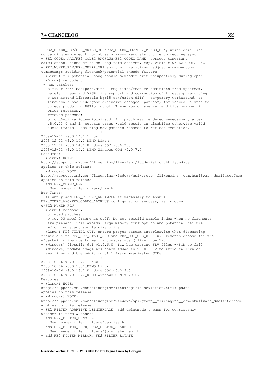 Google Flix Engine Linux Reference Manual User Manual | Page 361 / 545