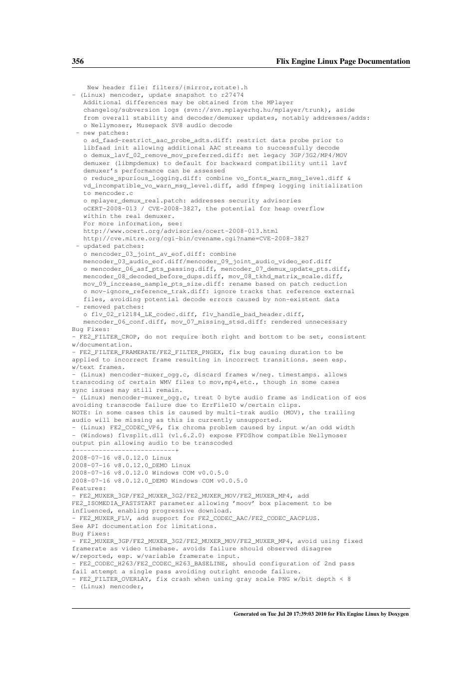 Google Flix Engine Linux Reference Manual User Manual | Page 362 / 545
