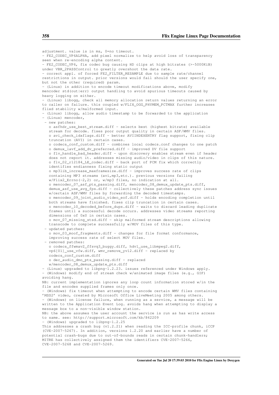 Google Flix Engine Linux Reference Manual User Manual | Page 364 / 545