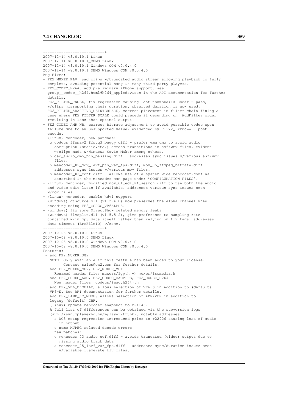 Google Flix Engine Linux Reference Manual User Manual | Page 365 / 545