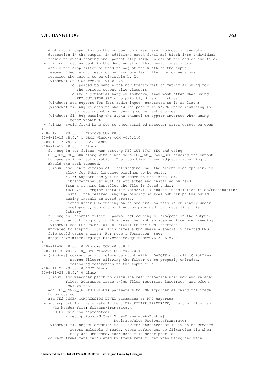 Google Flix Engine Linux Reference Manual User Manual | Page 369 / 545