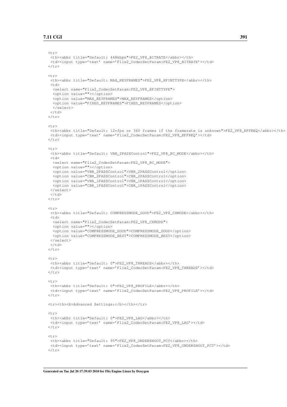 Google Flix Engine Linux Reference Manual User Manual | Page 397 / 545