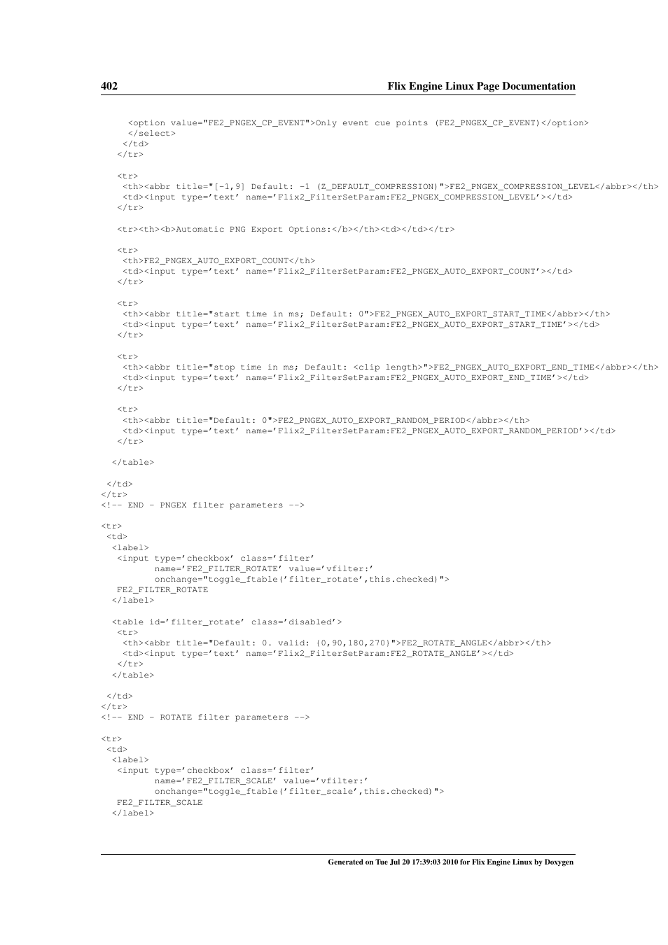 Google Flix Engine Linux Reference Manual User Manual | Page 408 / 545