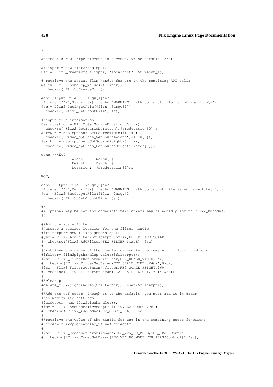 Google Flix Engine Linux Reference Manual User Manual | Page 426 / 545