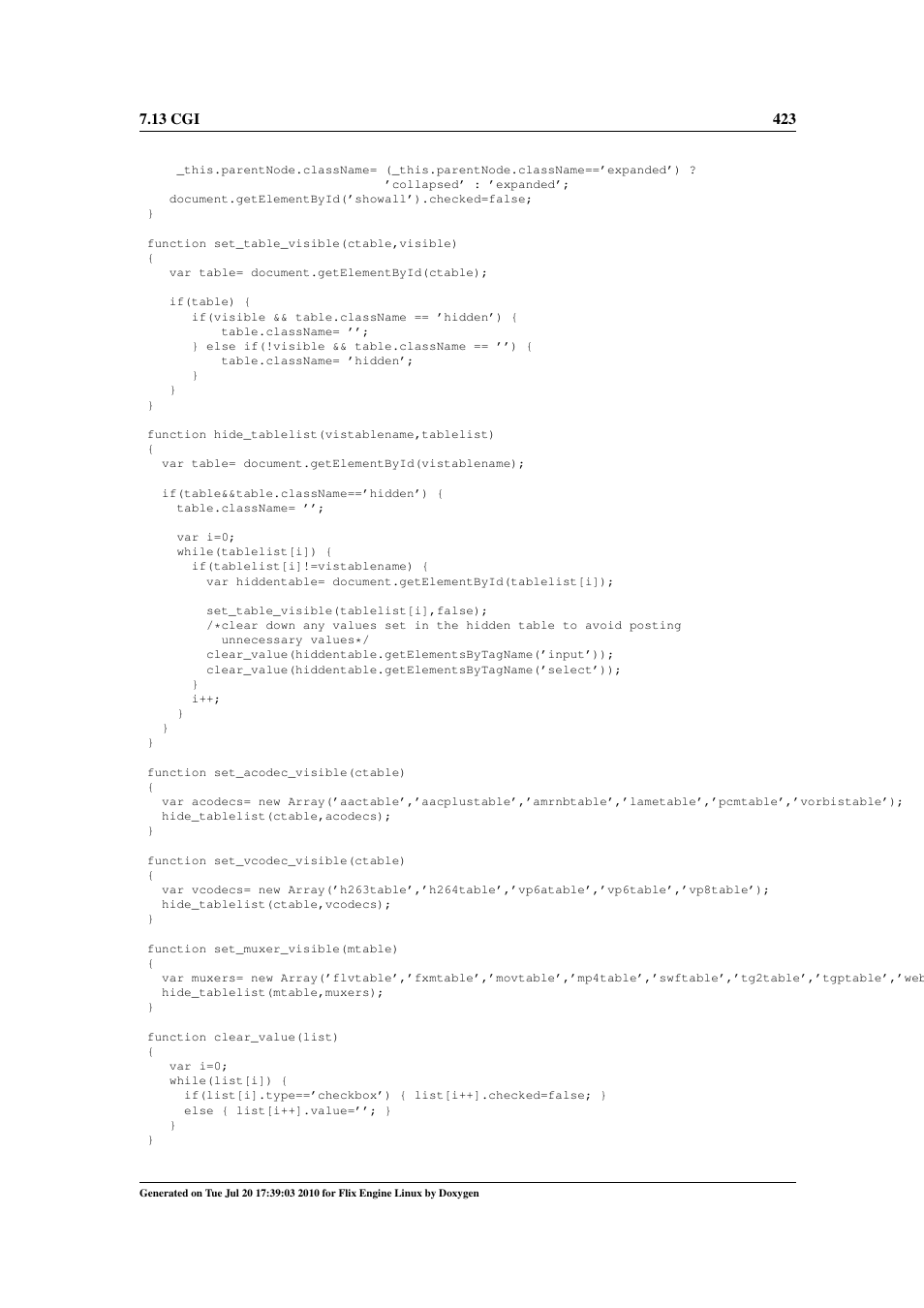 Google Flix Engine Linux Reference Manual User Manual | Page 429 / 545