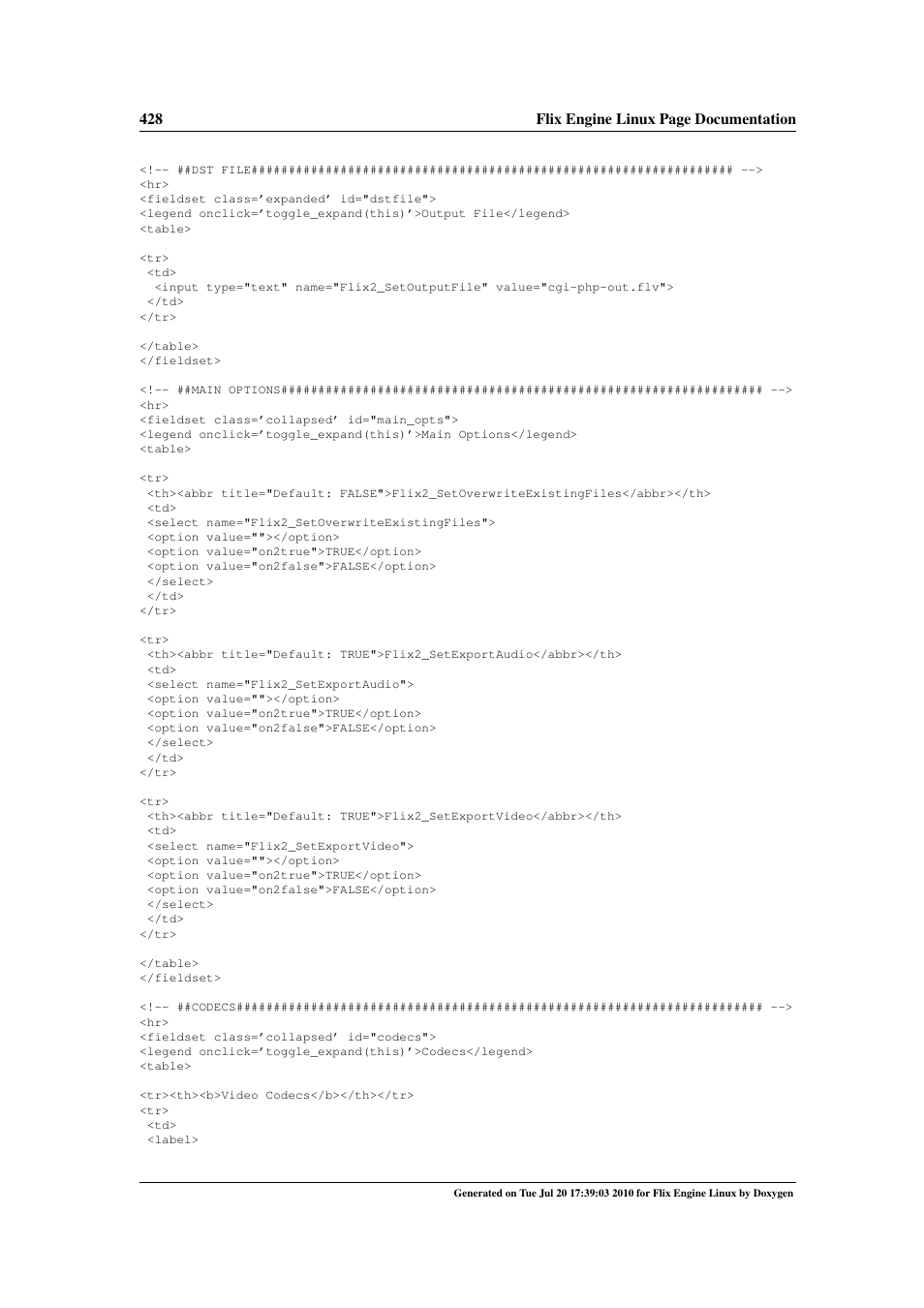 Google Flix Engine Linux Reference Manual User Manual | Page 434 / 545