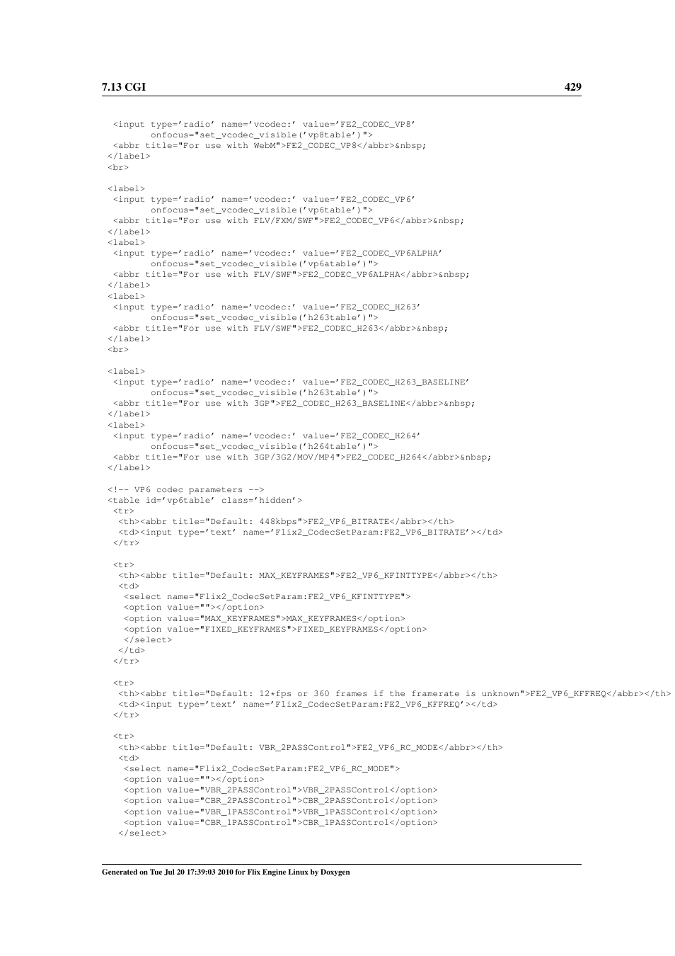 Google Flix Engine Linux Reference Manual User Manual | Page 435 / 545