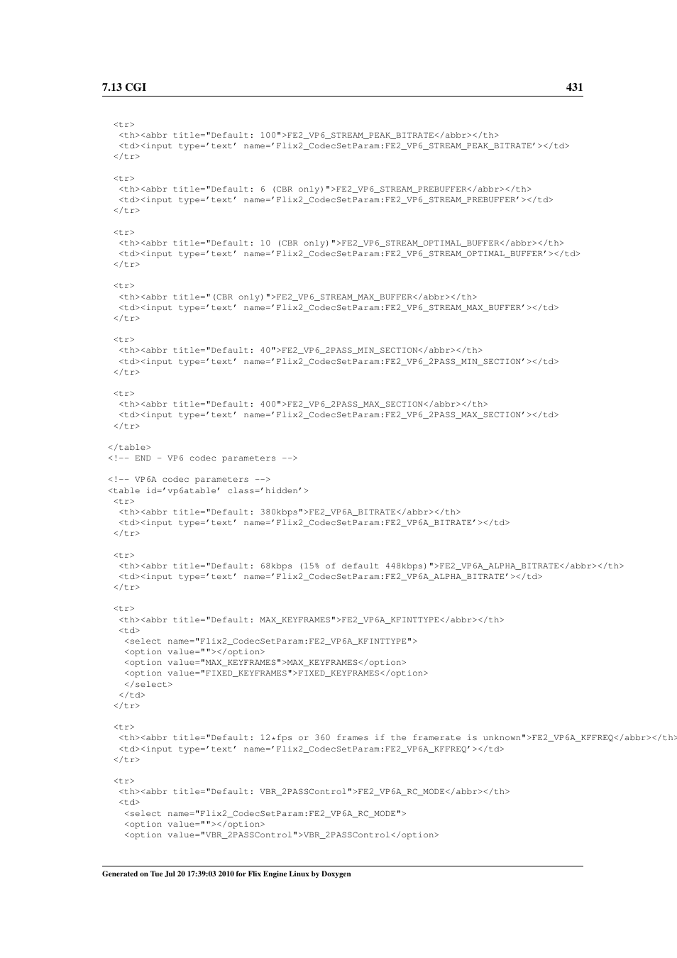 Google Flix Engine Linux Reference Manual User Manual | Page 437 / 545
