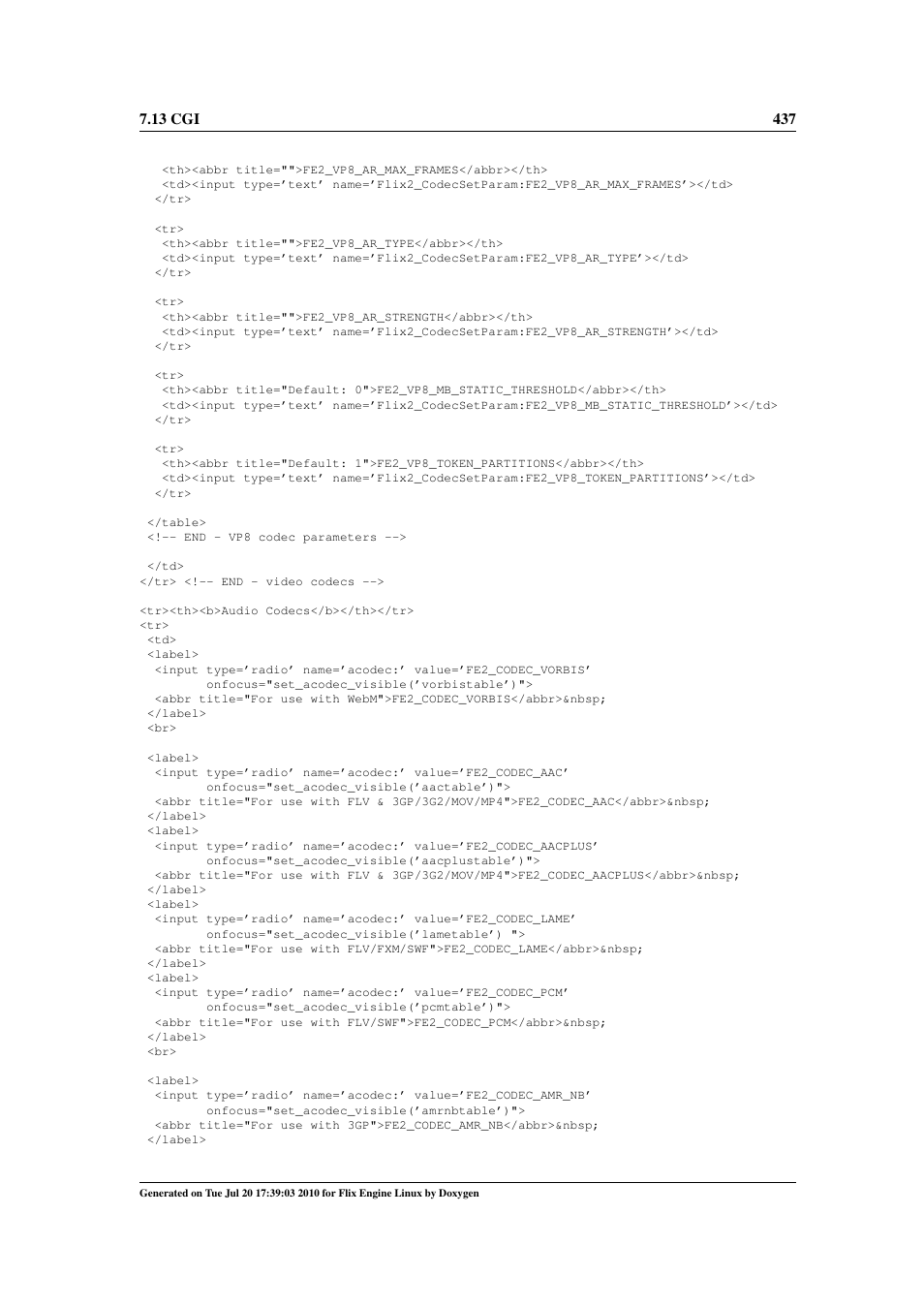 Google Flix Engine Linux Reference Manual User Manual | Page 443 / 545