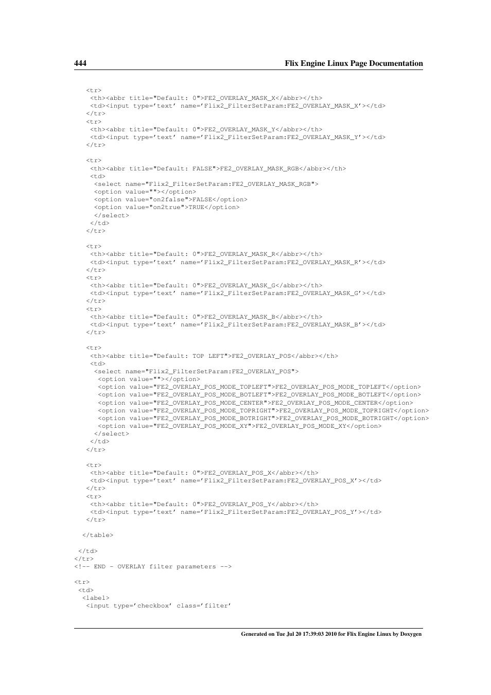 Google Flix Engine Linux Reference Manual User Manual | Page 450 / 545