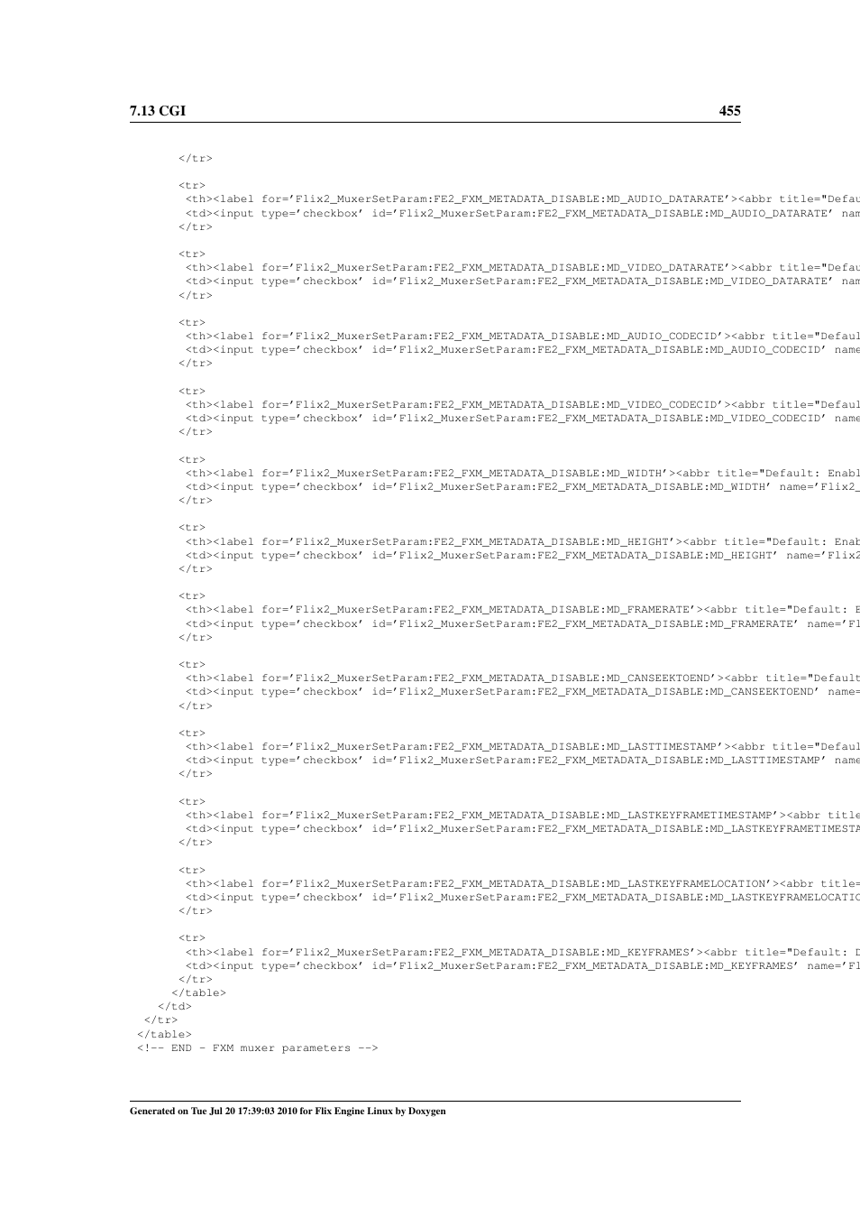 Google Flix Engine Linux Reference Manual User Manual | Page 461 / 545