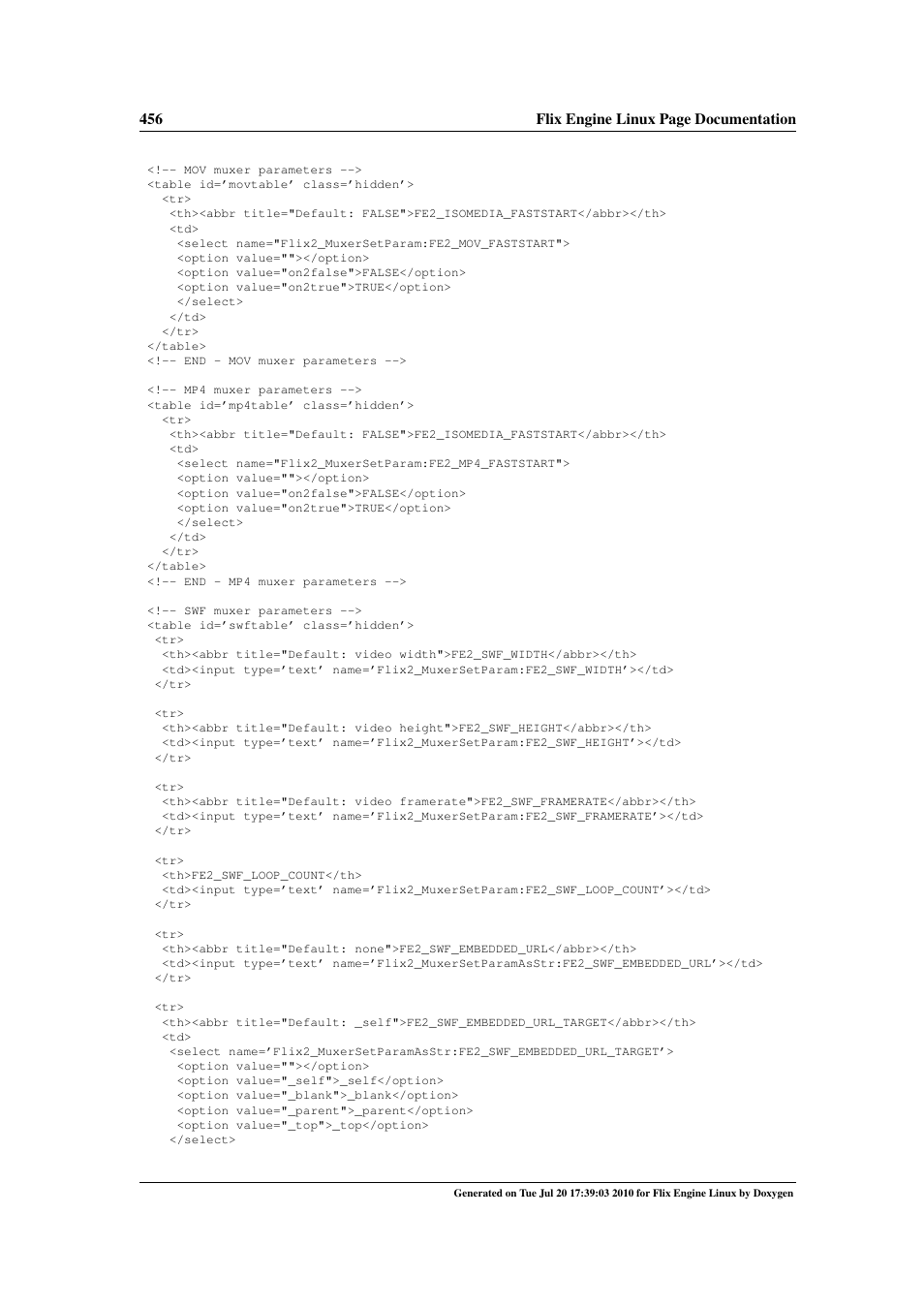 Google Flix Engine Linux Reference Manual User Manual | Page 462 / 545