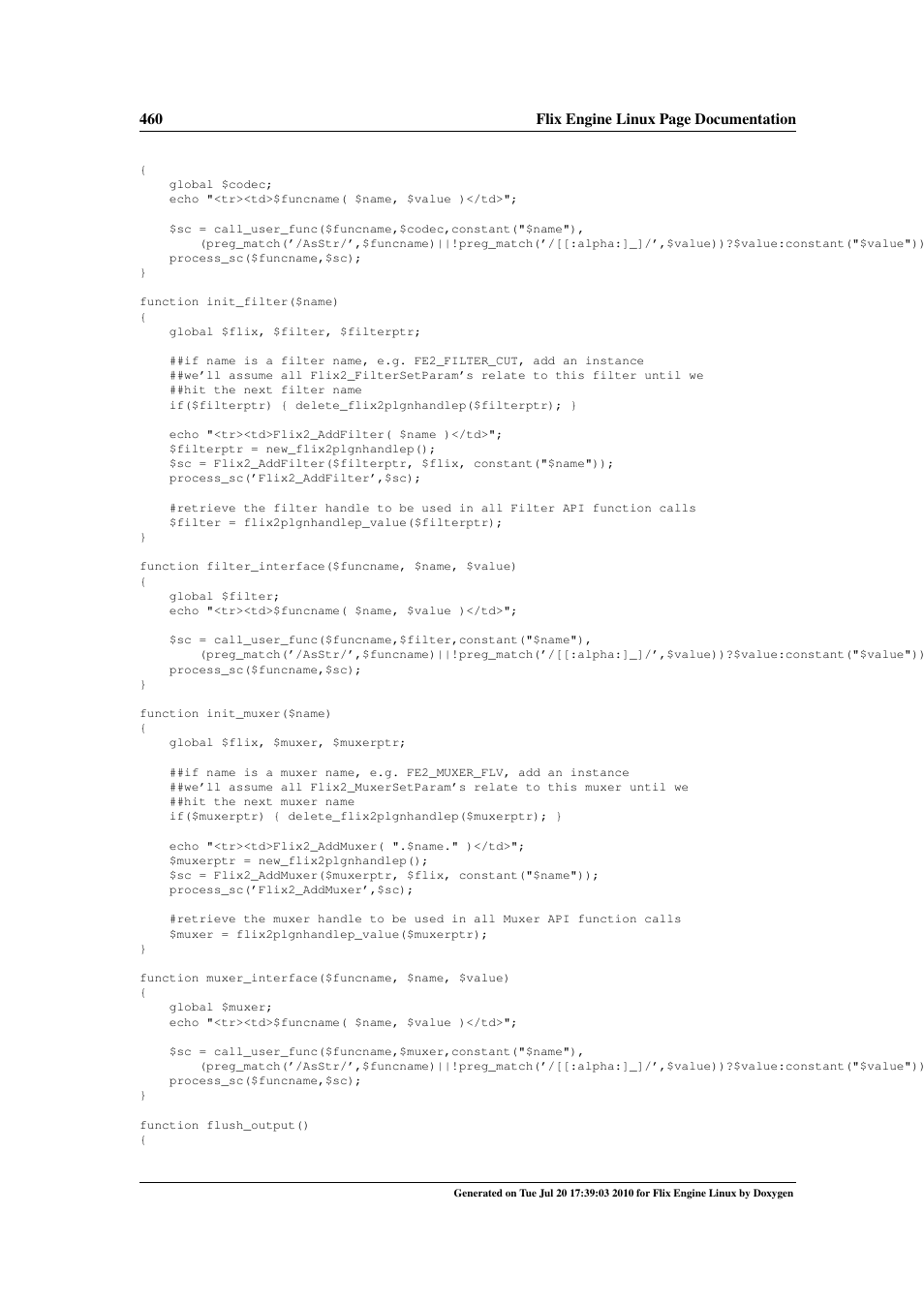 Google Flix Engine Linux Reference Manual User Manual | Page 466 / 545