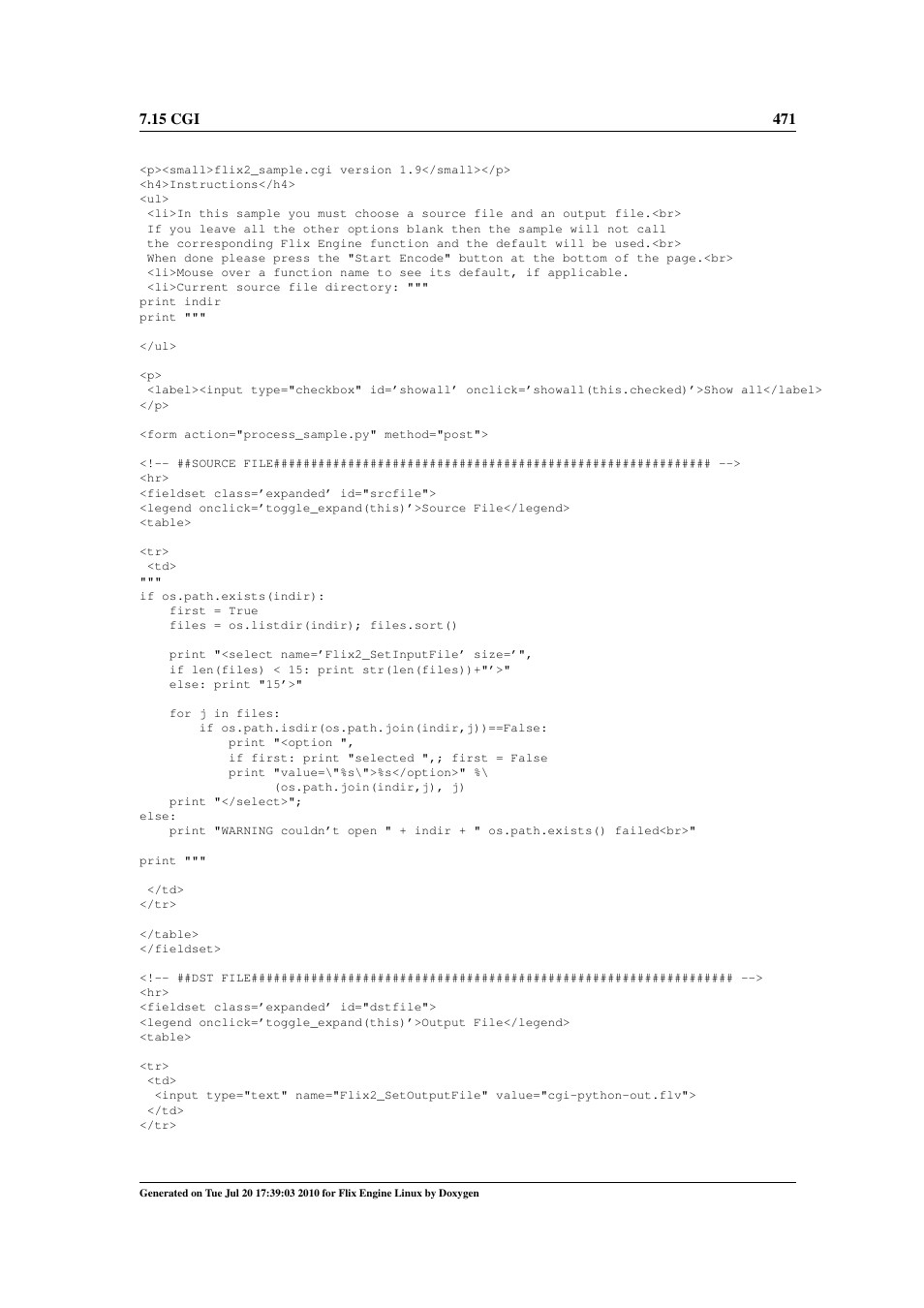 Google Flix Engine Linux Reference Manual User Manual | Page 477 / 545