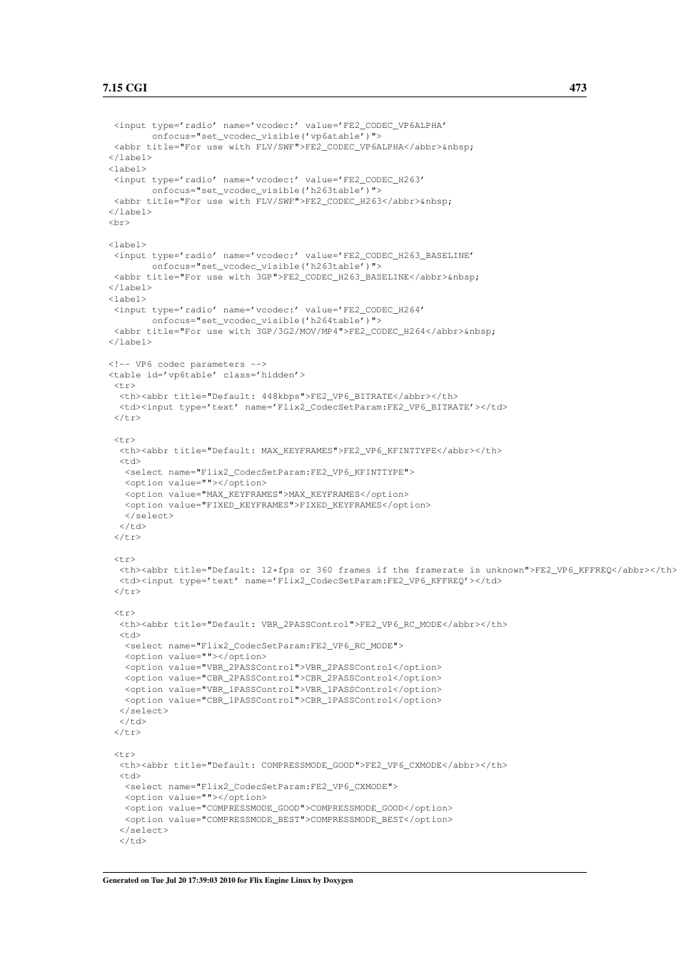 Google Flix Engine Linux Reference Manual User Manual | Page 479 / 545