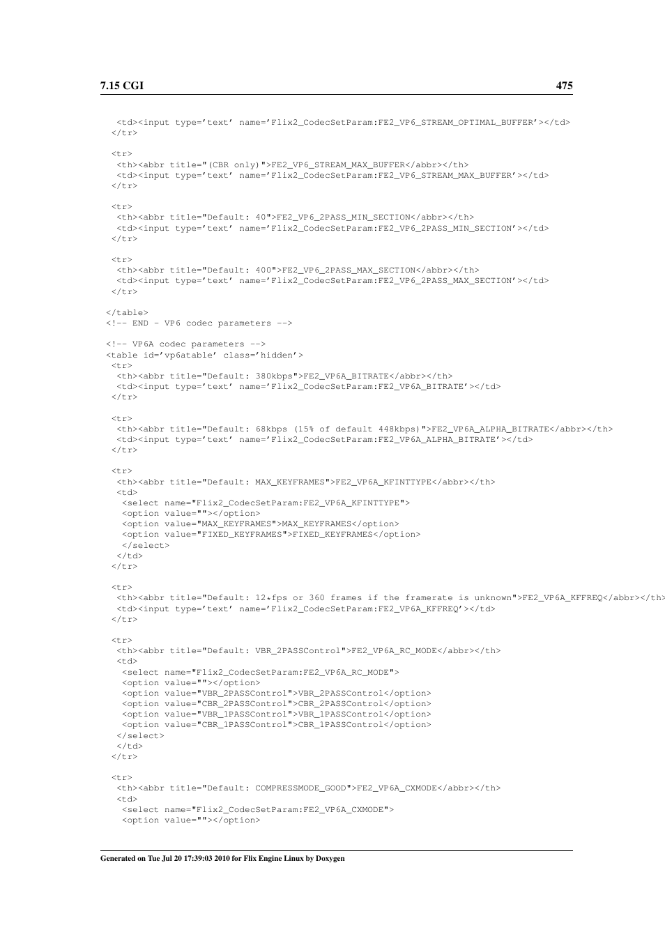 Google Flix Engine Linux Reference Manual User Manual | Page 481 / 545