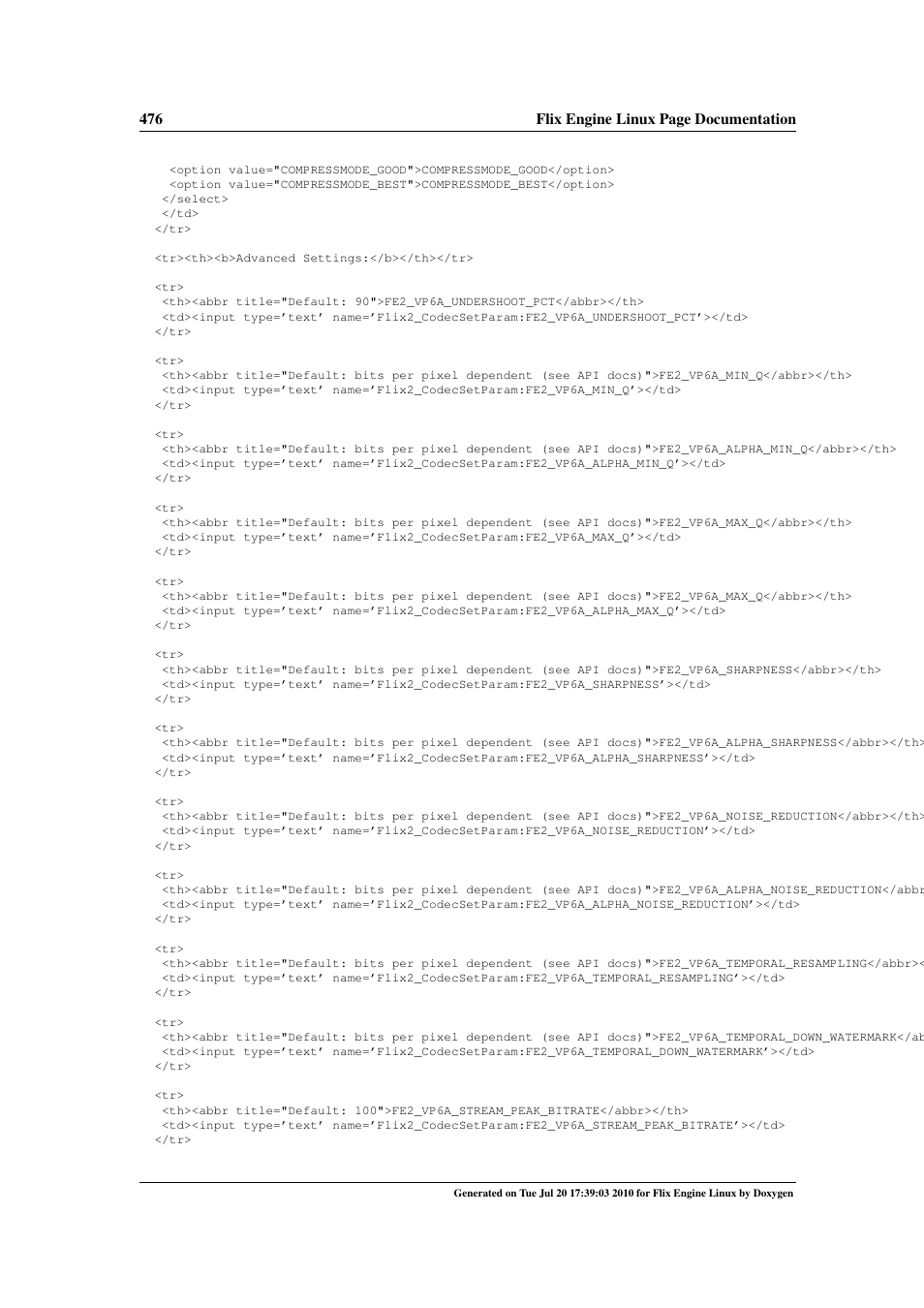Google Flix Engine Linux Reference Manual User Manual | Page 482 / 545