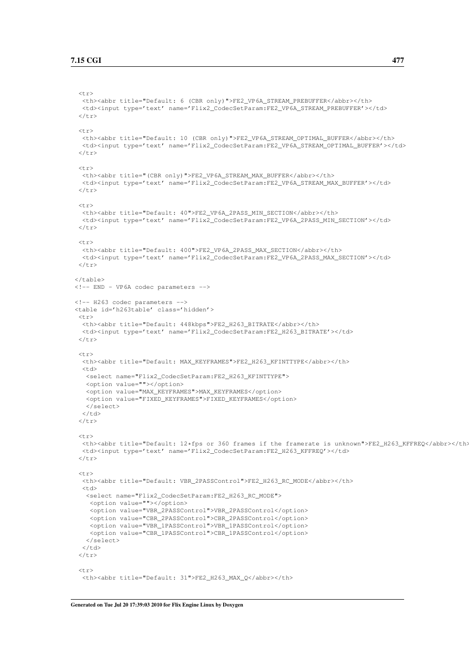 Google Flix Engine Linux Reference Manual User Manual | Page 483 / 545