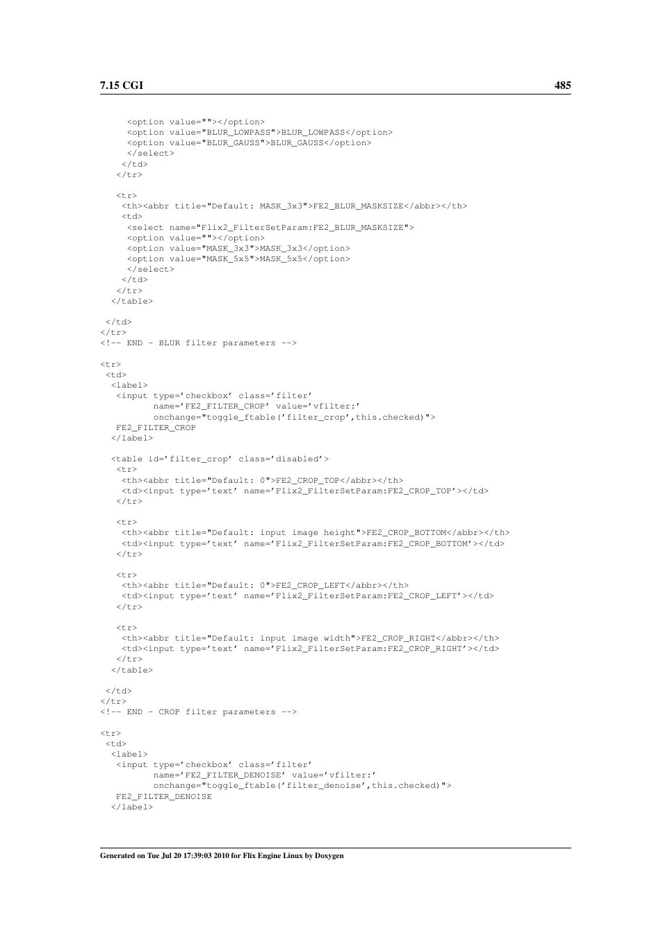 Google Flix Engine Linux Reference Manual User Manual | Page 491 / 545