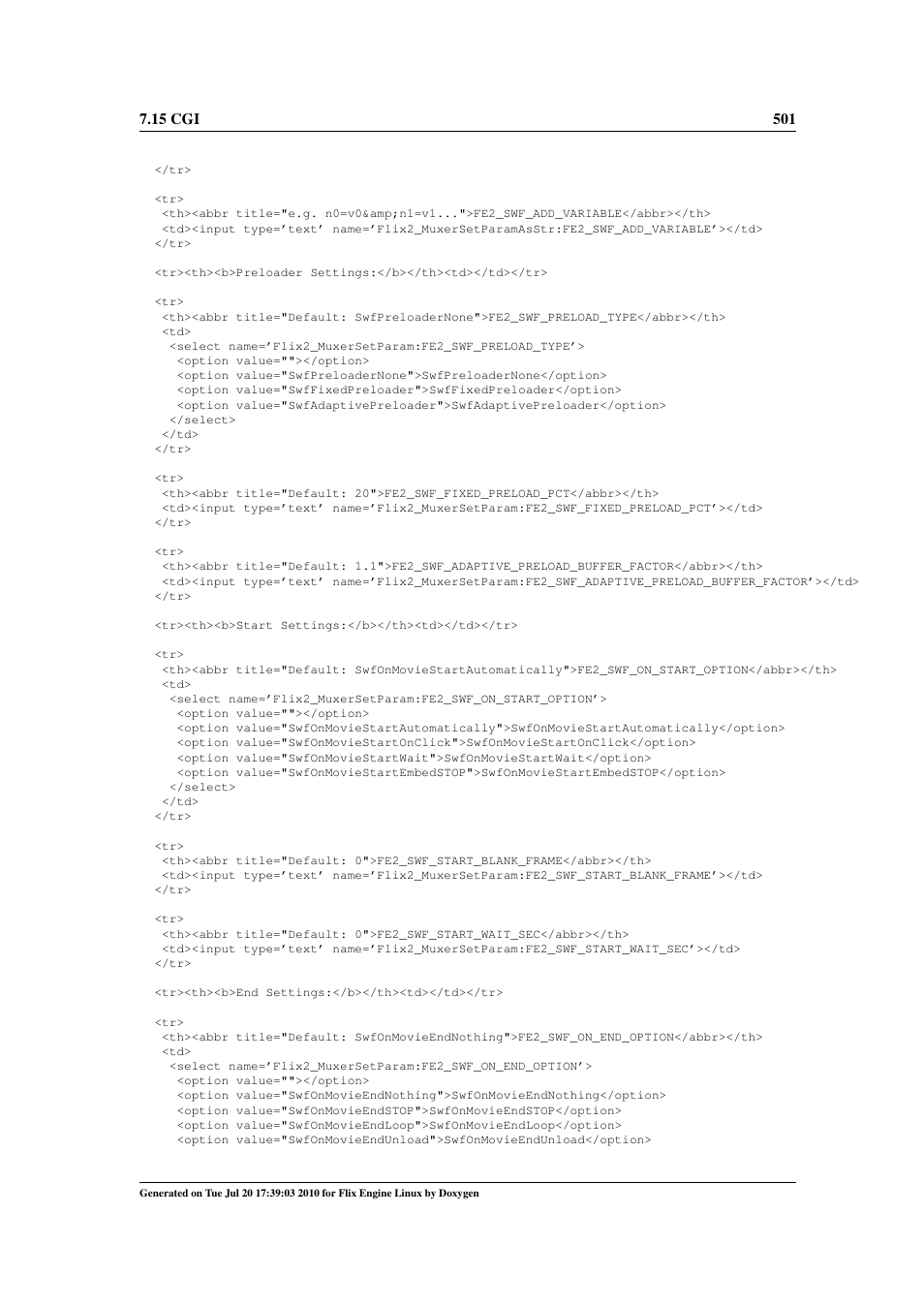 Google Flix Engine Linux Reference Manual User Manual | Page 507 / 545