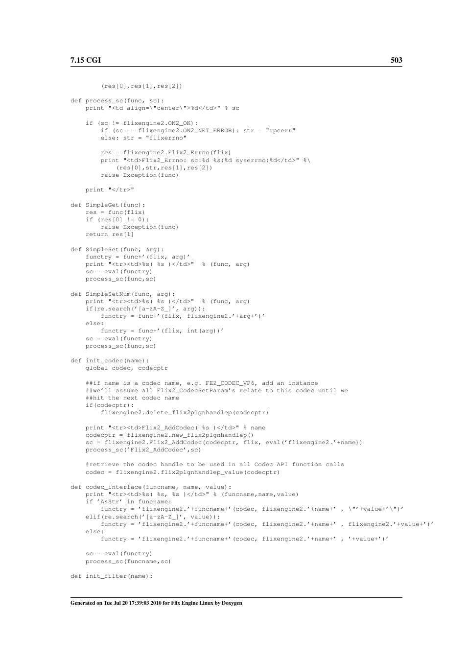 Google Flix Engine Linux Reference Manual User Manual | Page 509 / 545