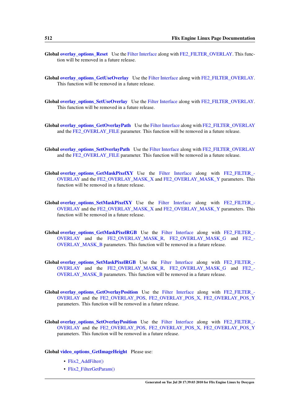 Deprecated | Google Flix Engine Linux Reference Manual User Manual | Page 518 / 545
