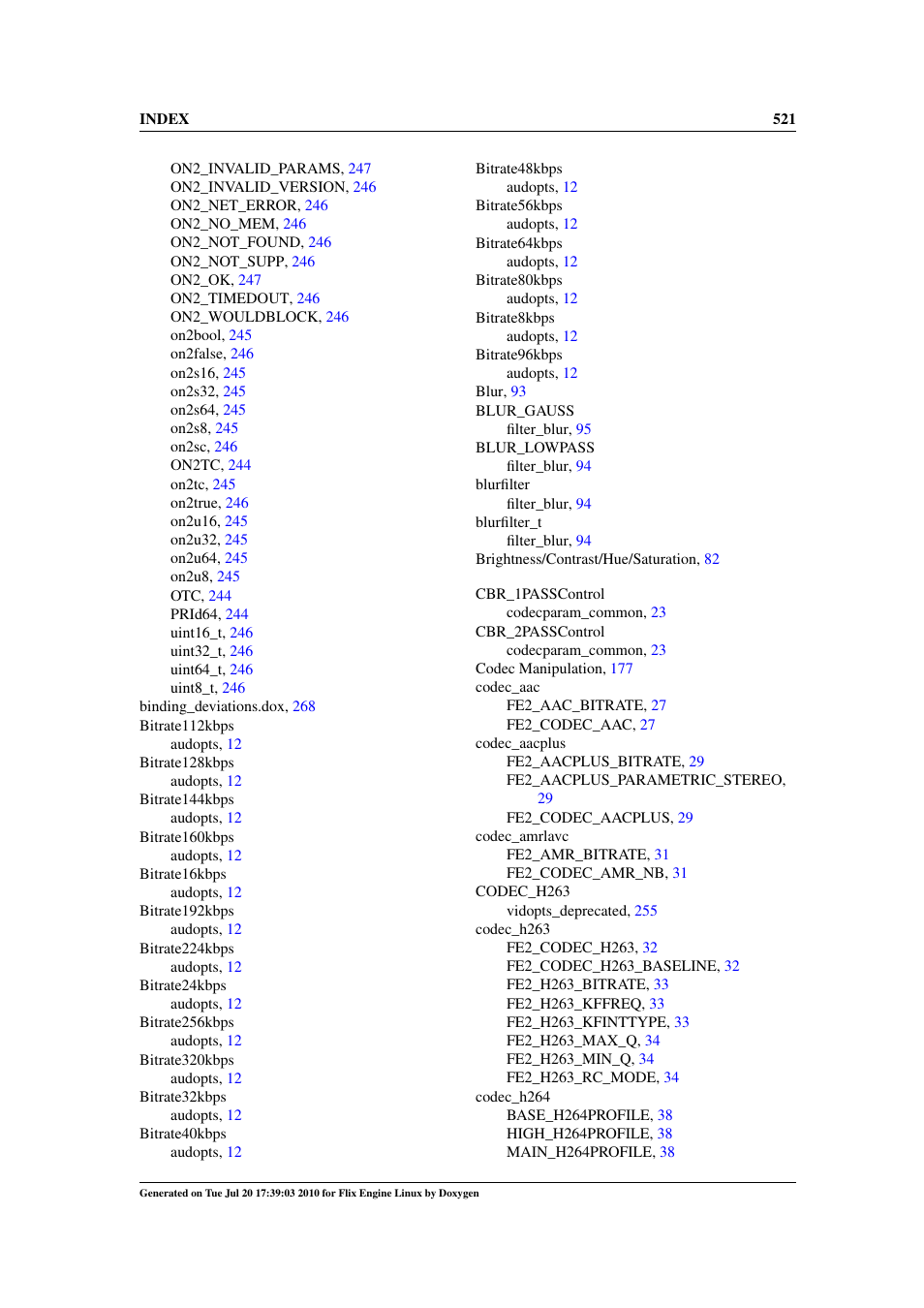 Google Flix Engine Linux Reference Manual User Manual | Page 527 / 545