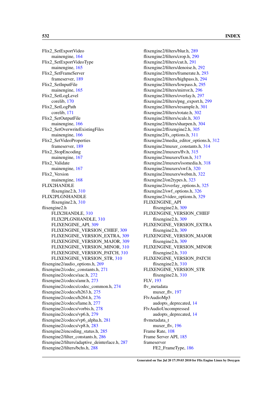 Google Flix Engine Linux Reference Manual User Manual | Page 538 / 545