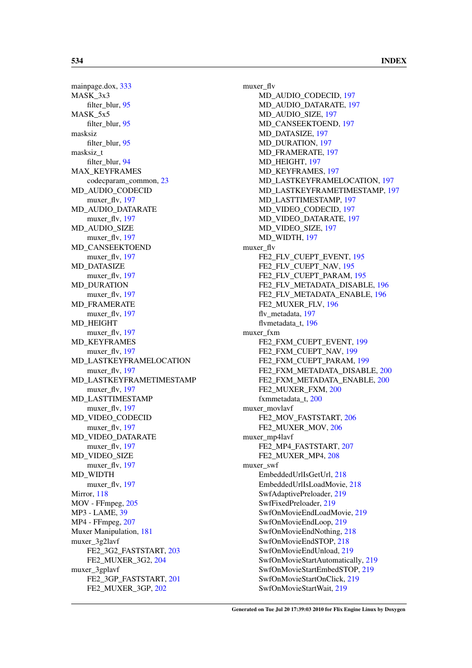 Google Flix Engine Linux Reference Manual User Manual | Page 540 / 545