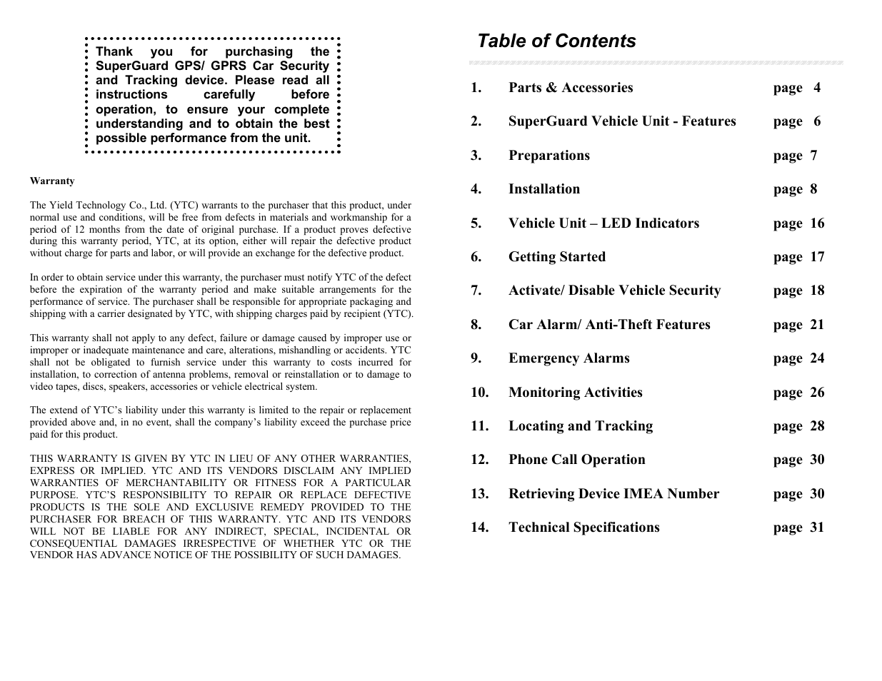 APM SG-VT02 QB User Manual | Page 2 / 16