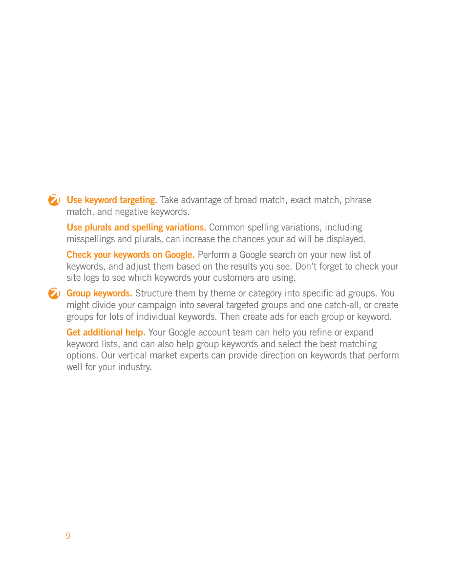Google Moving to Google AdWords A Hands-On Guide for Premium Advertisers User Manual | Page 11 / 24