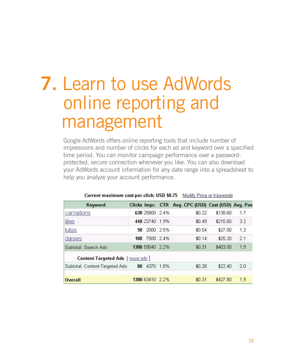 Google Moving to Google AdWords A Hands-On Guide for Premium Advertisers User Manual | Page 20 / 24