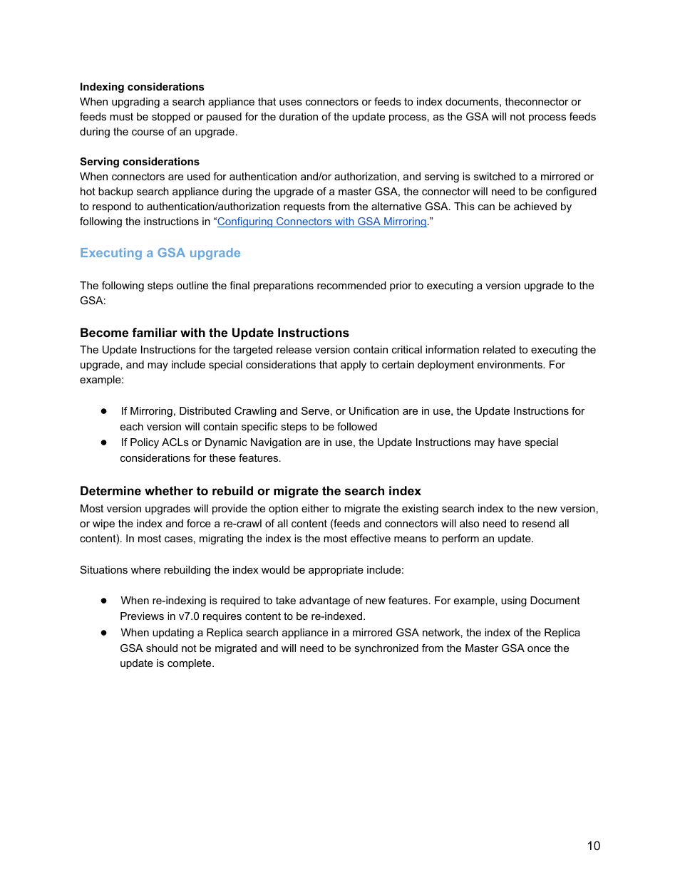 Google Search Appliance Upgrade and Migration Handbook User Manual | Page 10 / 22