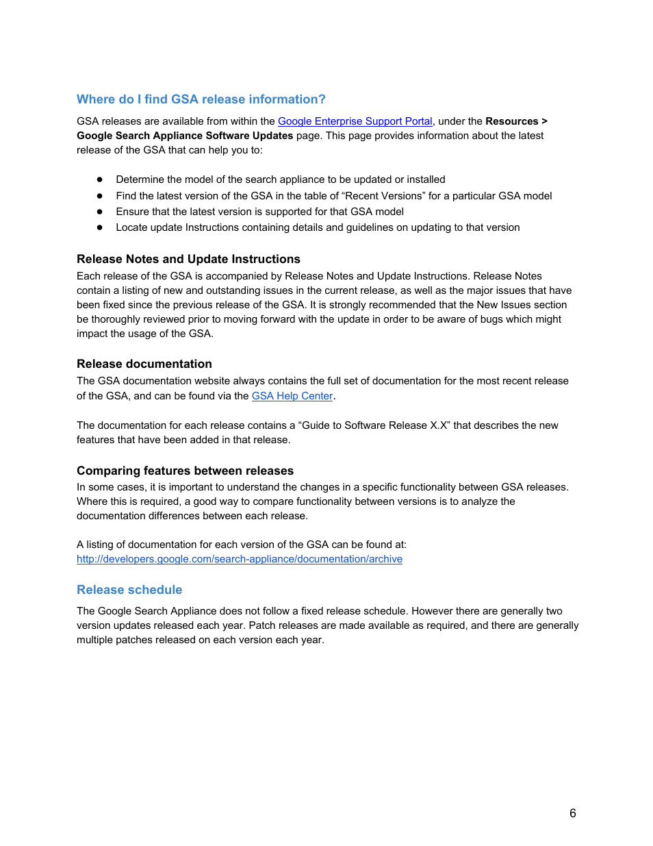 Google Search Appliance Upgrade and Migration Handbook User Manual | Page 6 / 22