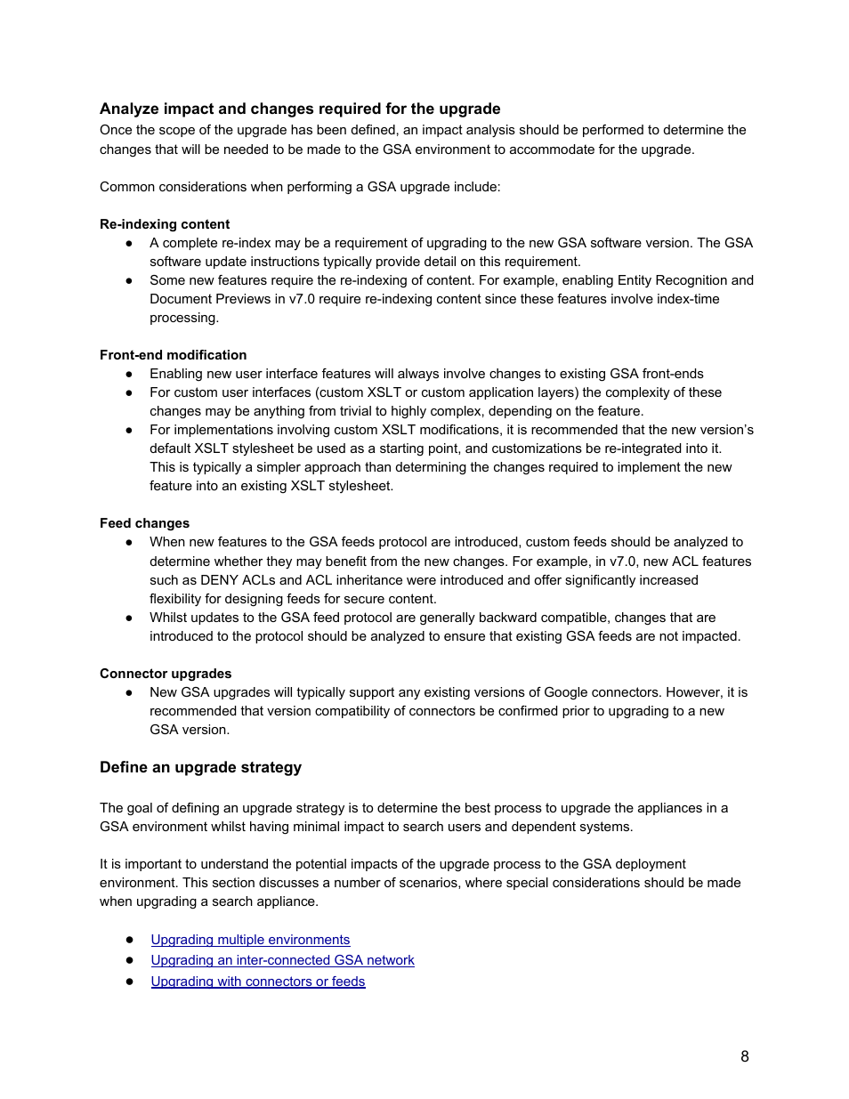Google Search Appliance Upgrade and Migration Handbook User Manual | Page 8 / 22