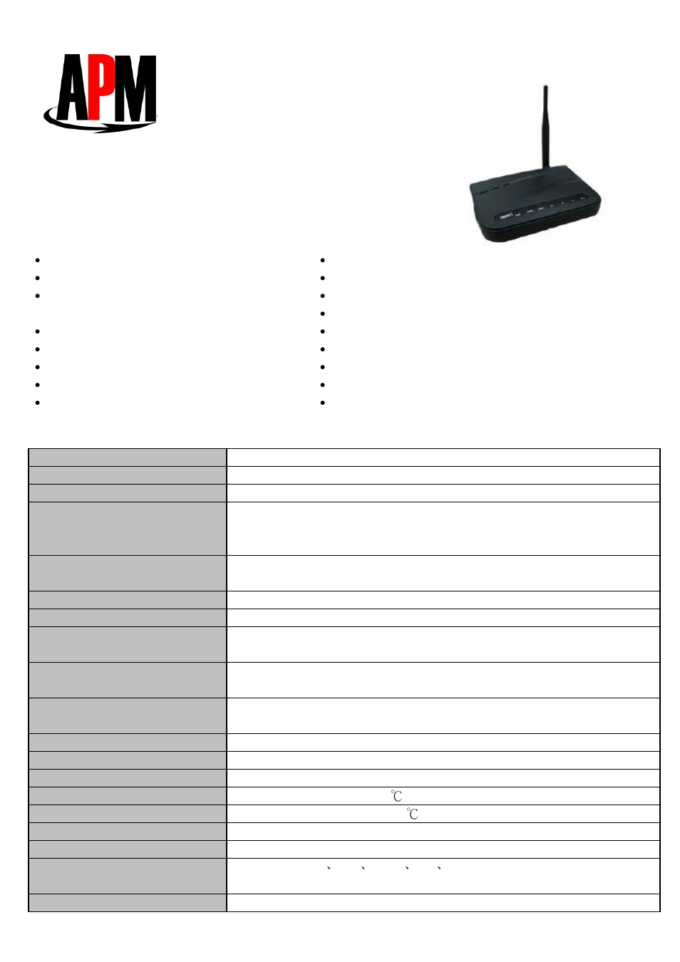 APM ALP-9186-1 User Manual | 1 page