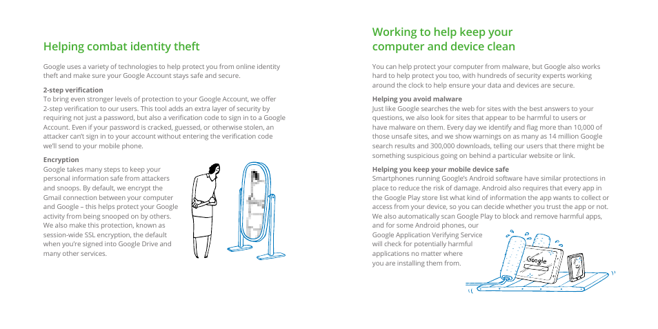 Helping combat identity theft | Google Good to Know A guide to staying safe and secure online User Manual | Page 11 / 13