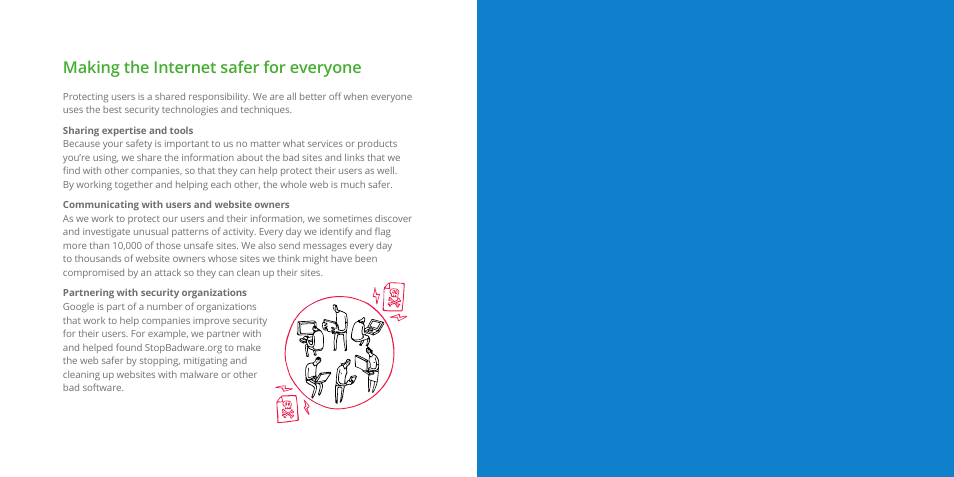 Making the internet safer for everyone | Google Good to Know A guide to staying safe and secure online User Manual | Page 12 / 13