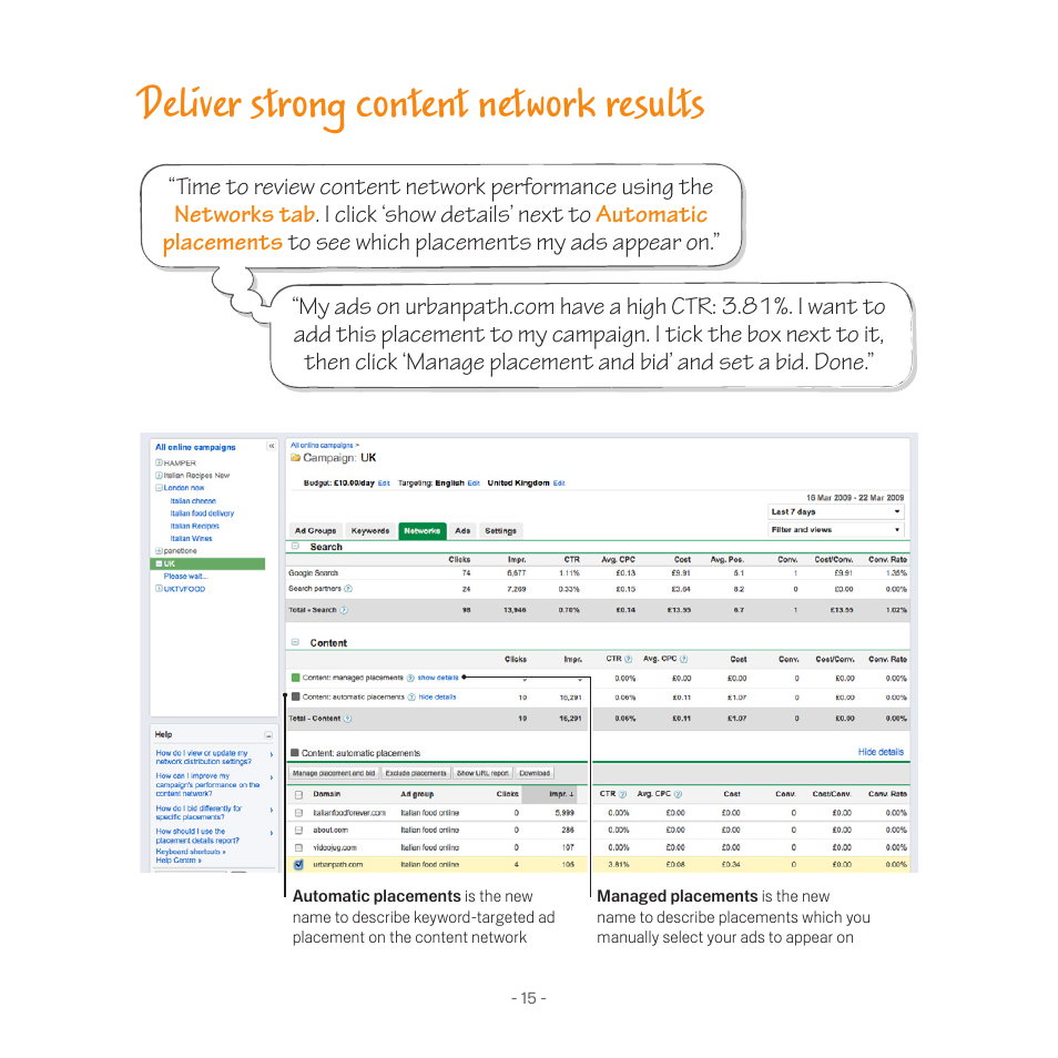 Deliver strong content network results | Google Search hero Utility Belt Instruction Manual User Manual | Page 17 / 20