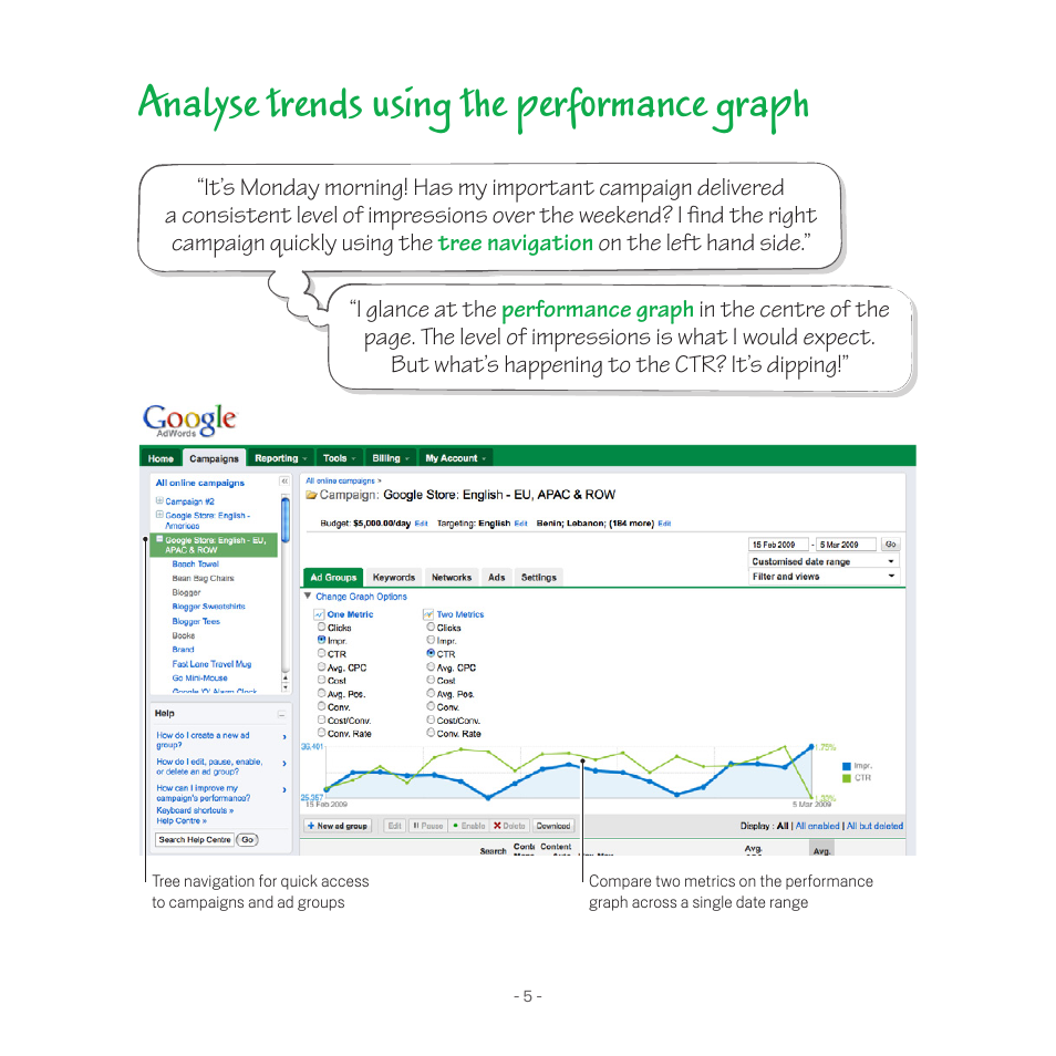 Analyse trends using the performance graph | Google Search hero Utility Belt Instruction Manual User Manual | Page 7 / 20