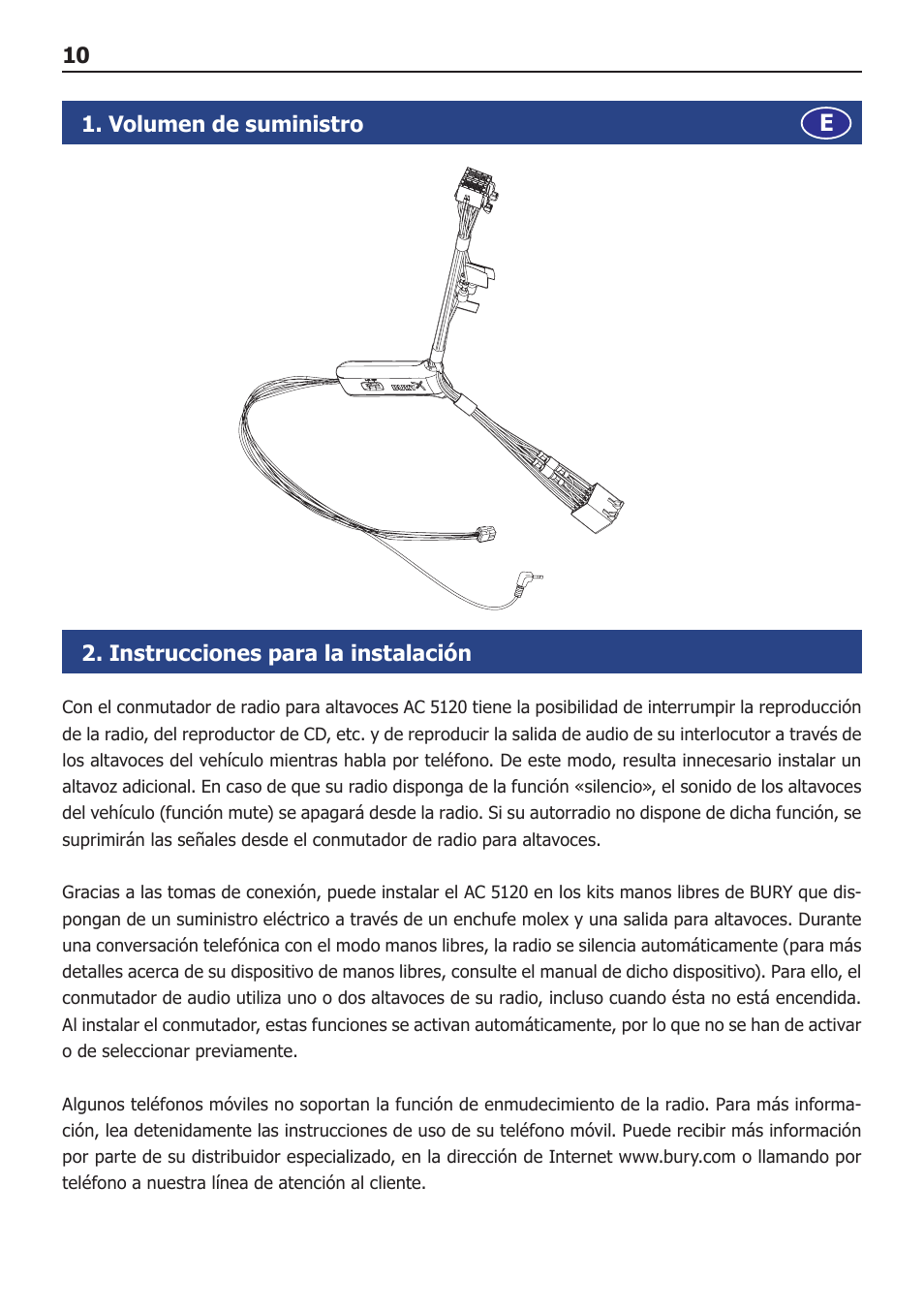 BURY AC-5120 User Manual | Page 10 / 78