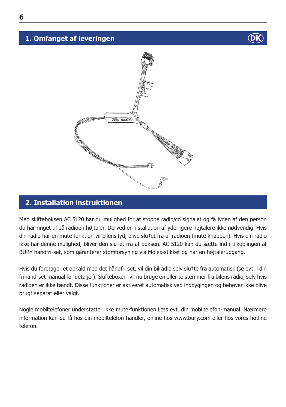 BURY AC-5120 User Manual | Page 6 / 78