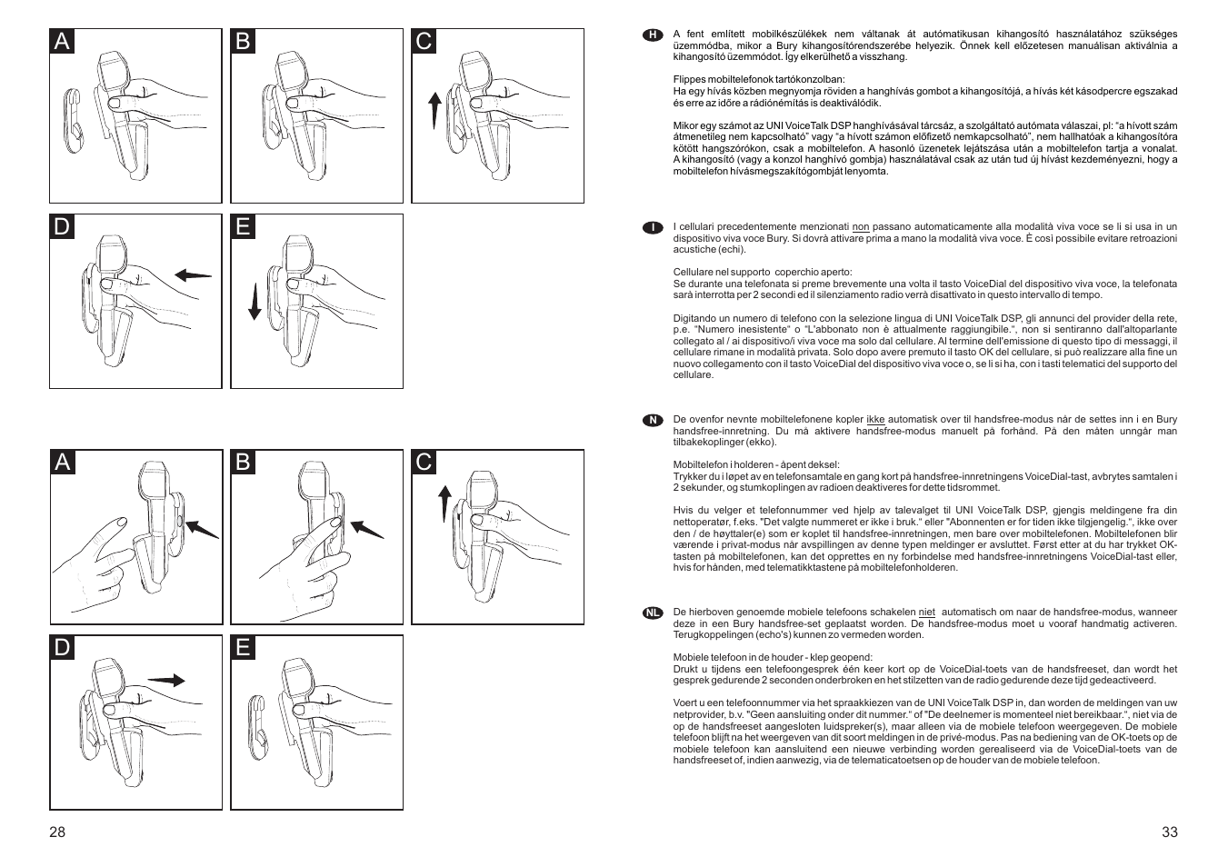 BURY UNI Take&Talk User Manual | Page 28 / 30